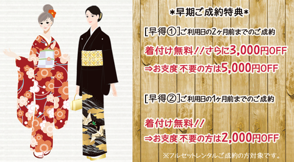 着物レンタルお得情報
